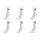 AIRNESS Lot de 6 paires de tennis homme Logo sur tige Corporate