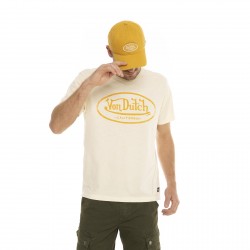 T-shirt homme col V en coton avec logo Tyron