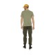 T-shirt homme col V en coton avec logo Tyron