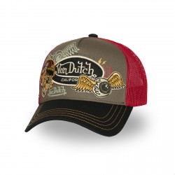 Casquette trucker avec filet adulte print devant Patches