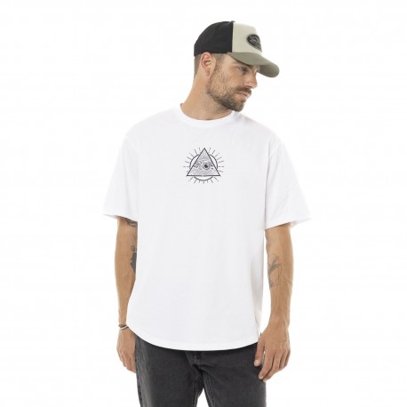 T-shirt homme comfort fit en jersey print poitrine et dos Provid