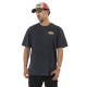 T-shirt homme comfort fit en jersey acid wash print devant&dos Reaper