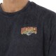 T-shirt homme comfort fit en jersey acid wash print devant&dos Reaper