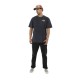 T-shirt homme comfort fit en jersey acid wash print devant&dos Reaper