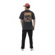 T-shirt homme comfort fit en jersey acid wash print devant&dos Reaper