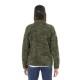 Veste militaire femme imprimé camouflage avec patchs