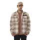Sur Chemise homme en flanelle à carreaux doublée sherpa Heaven