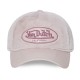 Casquette baseball adulte imitation fourrure PU & logo lurex Pile