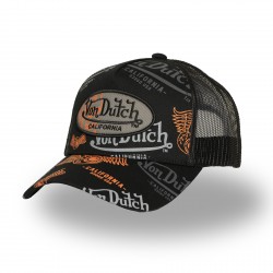 Casquette trucker avec filet enfant Cafe