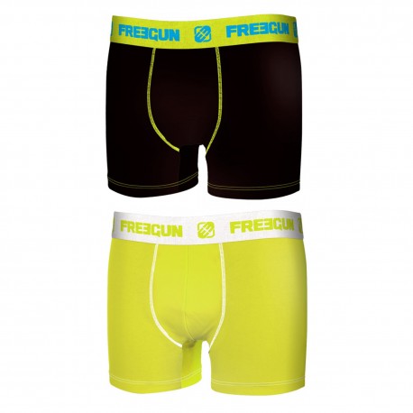 Boxers Homme Uni Lot x 2
