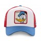 Casquette Capslab Disney Donald Blanc filet Rouge