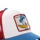 Casquette Capslab Disney Donald Blanc filet Rouge