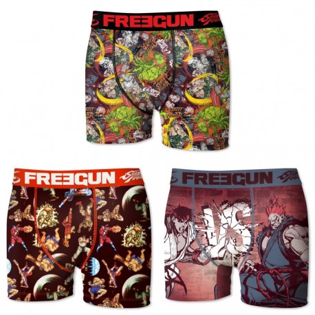 Lot De 3 Boxers Homme Street Fighter Street Fighte