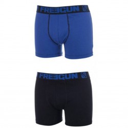 Lot De 2 Boxers Homme En Coton, Duo Freegun.