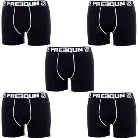 Lot De 5 Boxers Homme En Coton, Freegun