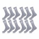 Lot de 12 paires de chaussettes Feegun homme Grises