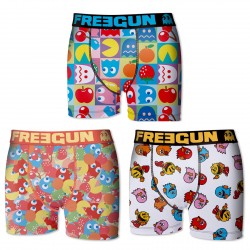Lot de 3 Boxers FREEGUN, PACMAN