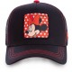 Casquette Capslab Disney Minnie noir et rouge