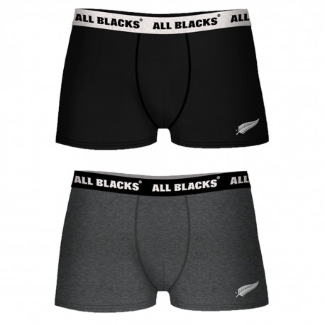 All Blacks, Lot De 2 Boxers Coton Homme