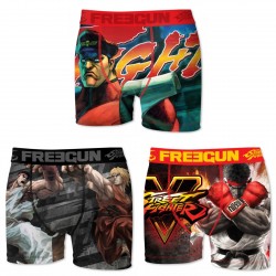 Lot de 3 boxers Garçon Street Fighter