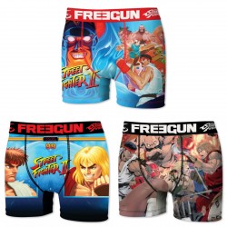 Lot de 3 boxers Garçon Street Fighter