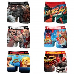 Lot de 6 boxers Garçon Street Fighter