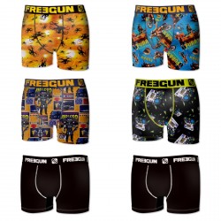 Lot de 6 Boxers Homme Freegun