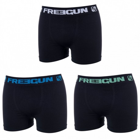 Lot de 3 boxers sans coutures LEO02