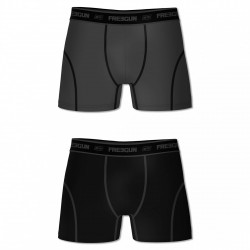 Lot de 2 Boxers Homme Aktiv Gris