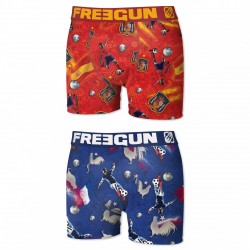 Lot de 2 boxers Garçon Freegun Premium 50