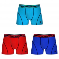 Lot de 3 Boxers Homme Freegun Clim Multicolore