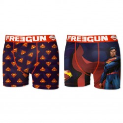 Lot de 2 Boxers Garçon Superman Freegun