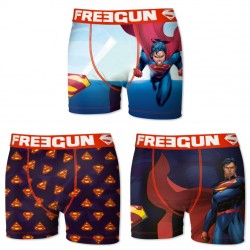 Lot de 3 Boxers Garçon Superman Freegun