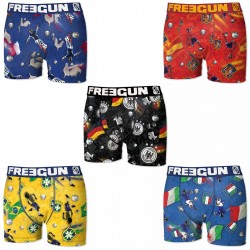 Lot de 5 boxers homme FREEGUN premium
