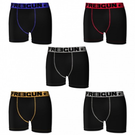Lot de 5 Boxers Homme FREEGUN Unis
