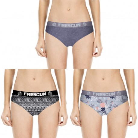 Lot de 3 boxers fille FREEGUN