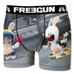 Boxer Homme Skate FREEGUN Lapins Crétins