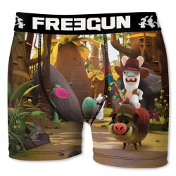 Boxer Garçon Cow Boy FREEGUN Lapins Crétins
