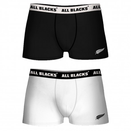 All Blacks, Lot De 2 Boxers Coton Homme