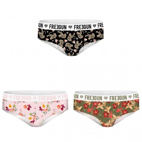 Lot de 3 Boxers Femme Miss Freegun