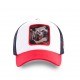 Casquette Capslab Marvel Rocket Blanc et Rouge