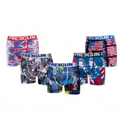 Boxers Homme Lots De 5 Boxers Homme Flag, Freegun