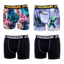 Lot De 4 Boxers Homme Freegun Star Wars Star Wars