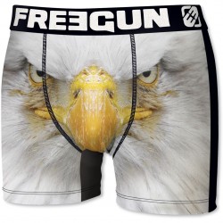 Boxer Homme Freegun Aigle Blanc