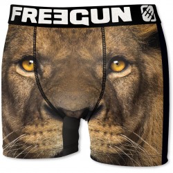 Boxer Homme Freegun Lion Marron