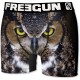 Boxer Homme Freegun Hibou Marron