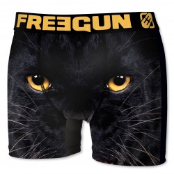 Boxer Homme Freegun Panthère Noir