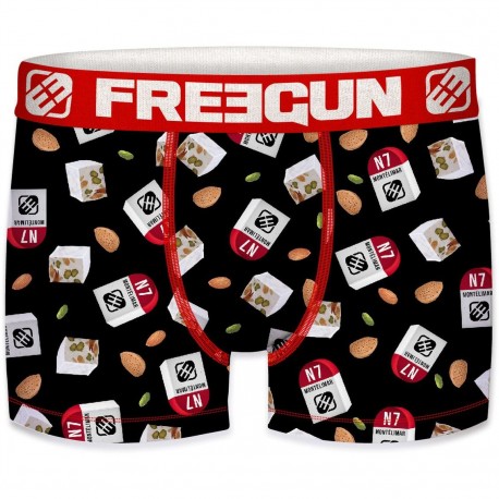 Boxer Homme Freegun Nougat Montélimar Noir