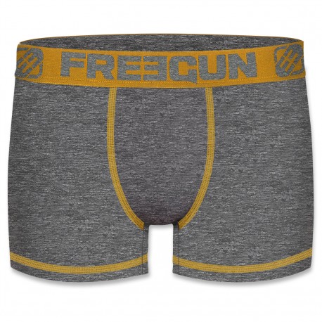 Boxer Homme Freegun Jean Jaune
