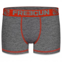 Boxer Homme Freegun Jean Rouge